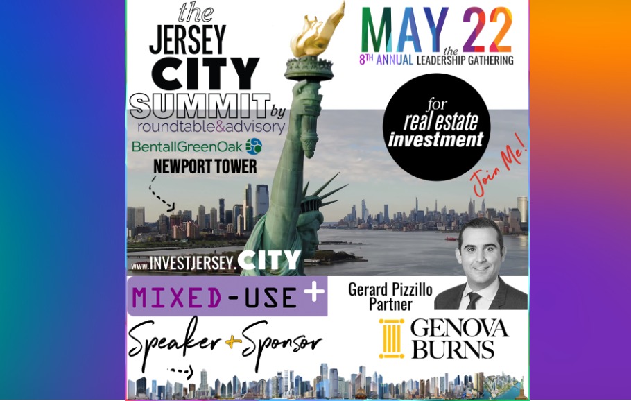 Flyer for the Jersey City Summit for Real Estate Investment 